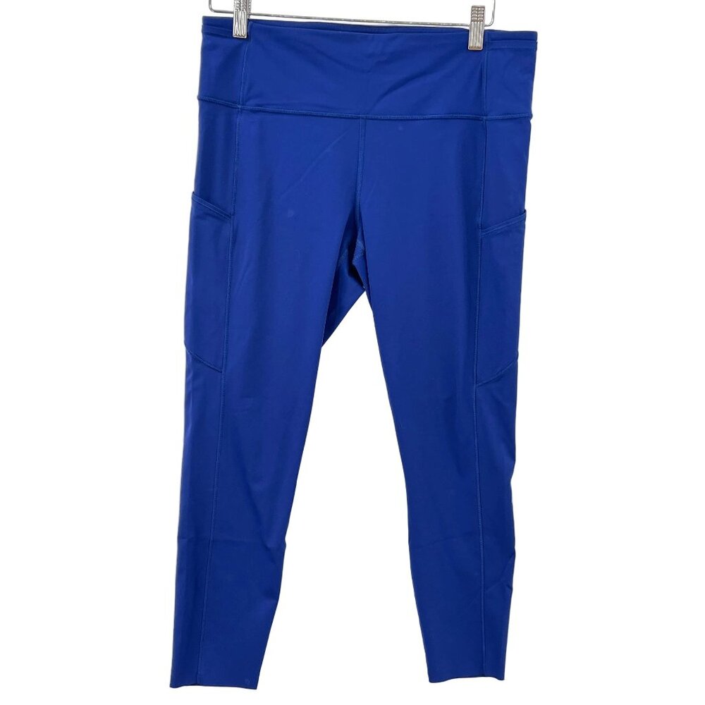 Lululemon Cropped Leggings Blue